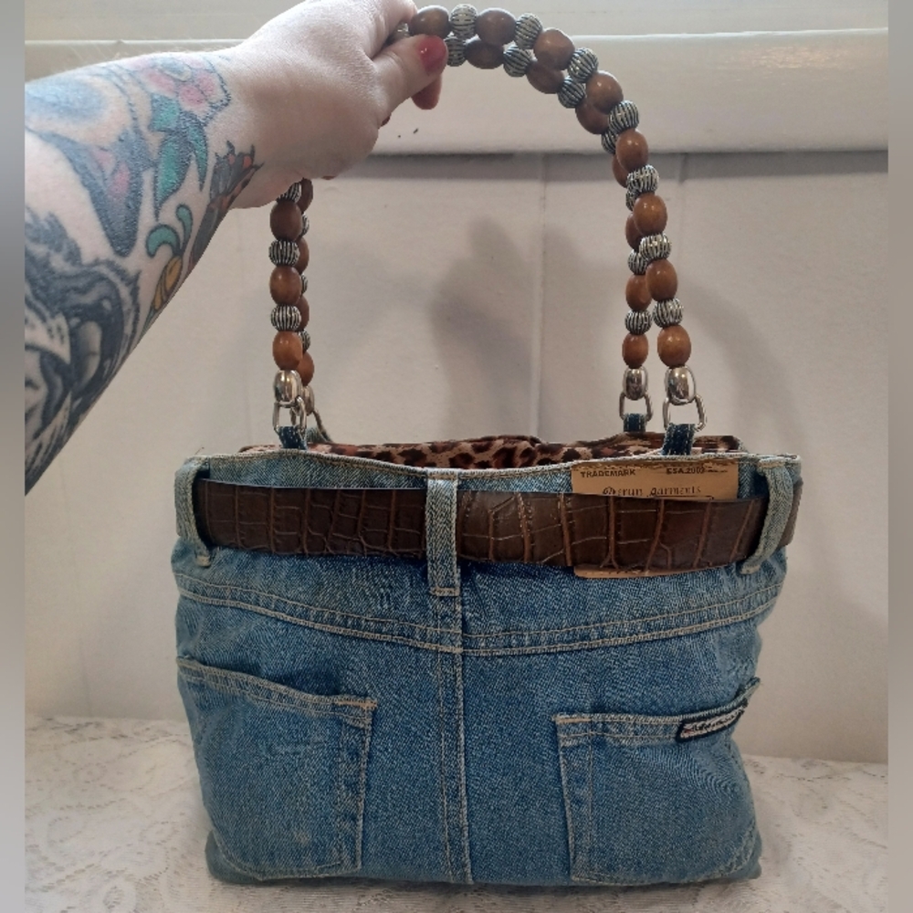 Demin Jeans Purse - Picture 4 of 8